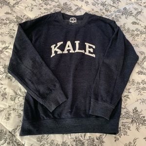 kale sweatshirt size medium
